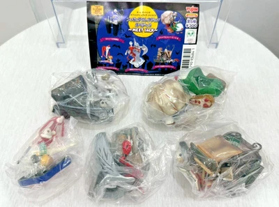 Disney Yujin Nightmare Before Christmas Meet Jack Santa Gashapon Toy Figure Set - Image 1 of 4