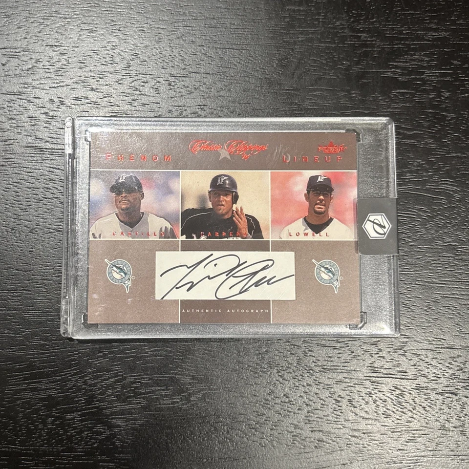 Miguel Cabrera 2004 Fleer Classic Clippings Phenom Lineup Auto /150 #PLA-MC - Image 1 of 1