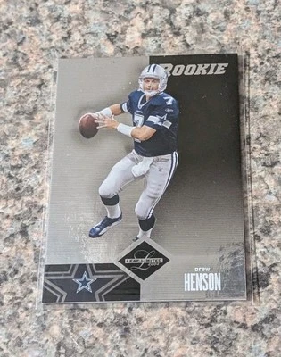 2004 DREW HENSON LEAF LIMITED RC ROOKIE /350 (COWBOYS) - Image 1 of 2