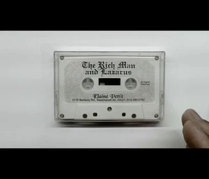 Elaine Pettit Sermon Cassette The Rich Man and Lazarus Kalamazoo, Michigan - Picture 1 of 2