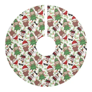 Festlicher Labubu Weihnachtsbaum Rock mit entzückenden Weihnachtsfiguren, Urlaub - Bild 1 von 4