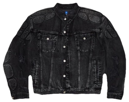 Yeezy Gap Engineered by Balenciaga Giacca Imbottita Denim Grigio Lavaggio 2X