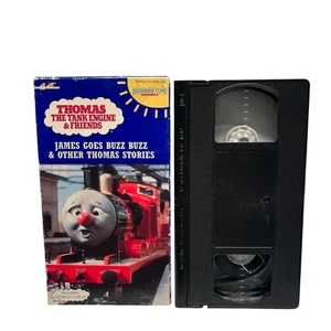 Thomas Tank Engine & Friends James Goes Buzz Buzz VHS Train George Carlin V8 - Imagen 1 de 6
