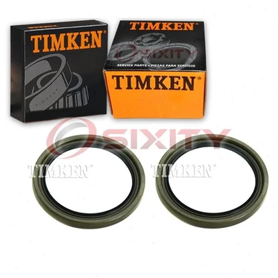 2 pc Timken Front Inner Wheel Seals for 1989-1991 Chevrolet R2500 Suburban zd - Image 1 of 4