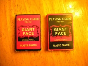 giant face playing cards - Picture 1 of 2