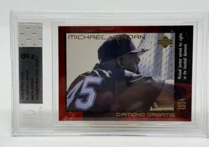 1999 UPPER DECK MICHAEL JORDAN CAREER #24 WIZARDS PRACTICE JERSEY BGS 9 - Picture 1 of 3