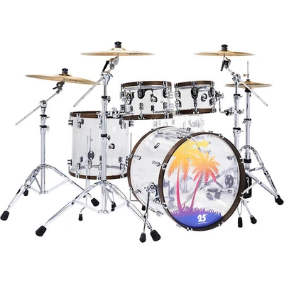 PDP by DW 25th Anniversary Clear Acrylic 4-Piece Shell Pack - Image 1 of 4