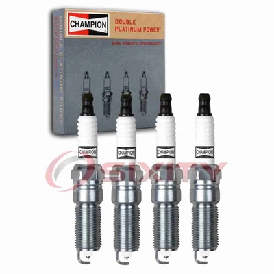 4 pc Champion Double Platinum Spark Plugs for 2003-2006 Jeep TJ 2.4L L4 sb - Image 1 of 4