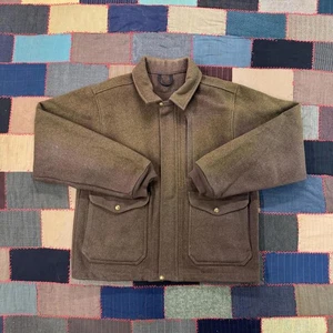 Vintage 90's Filson Garment Mackinaw Cruiser Wool Pocket Brown Jacket Size L - Bild 1 von 6