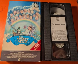 The Muppet Movie VHS Tape 1979 CBS FOX Video Hi Fi Stereo Movie Film Rare - Picture 1 of 3