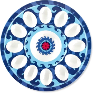 Bandeja para huevos de 12" - Vajilla de melamina - Plato, plato, servir, Devil, Pascua - S - Imagen 1 de 3