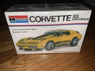 Monogram 1/24 Scale Corvette SS Hatchback Car Kit (Open Box-Complete) 2212 - Image 1 of 4