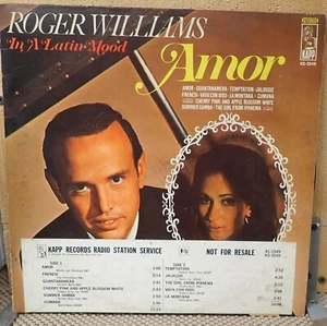 Roger Williams In a Latin Mood - Amor - Kapp  1968 - Picture 1 of 3