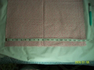 Pink Poka Dot Fabric (Flannel) - Picture 1 of 3