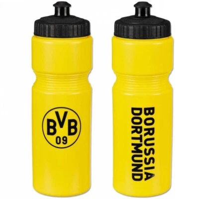 BVB Trinkflasche BVB Logo Borussia Dortmund Schriftzug Flasche 0,75 l Fanartikel