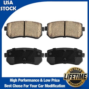 Pair Rear Ceramic Brake Pads for Kia Forte 2010-2013 Hyundai Sonata 2015 D1157 - Bild 1 von 18