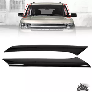 For Ford Flex 2009-2019 Windshield Outer Pillar LH + RH Trim Molding W/ Clips - Picture 1 of 23