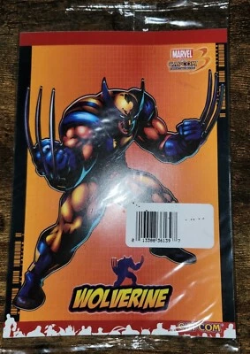 MARVEL vs CAPCOM 3 Promotional Stickers RYU WOLVERINE Move List Sheets PROMO NEW - Image 1 of 2