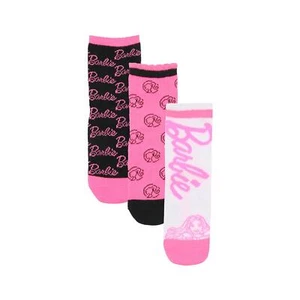 Girls Socks Pack Of 3 Barbie Ankle Socks Daily Footwear Officially Licensed Sock - Picture 1 of 4