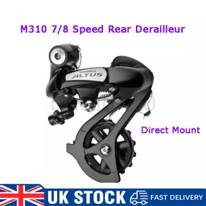 FOR Shimano Altus Rear Derailleur RD-M310-L 7/8 Speed Bike Bicycle Cycle UK - Picture 1 of 7