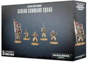 WARHAMMER 40,000 - Cadian Command Squad - Imagen 1 de 1
