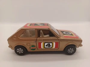 VW POLO I RALLYE BRAUN 1/36 VON CORGI 302 MADE IN GT BRITAIN VON 1979 - Bild 1 von 7