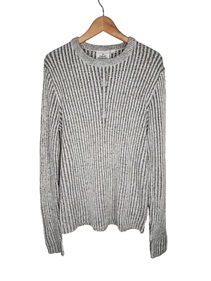 Cheap Monday Obvious Ribbed Knit Sweater in Gray Size M - Image 1 of 4