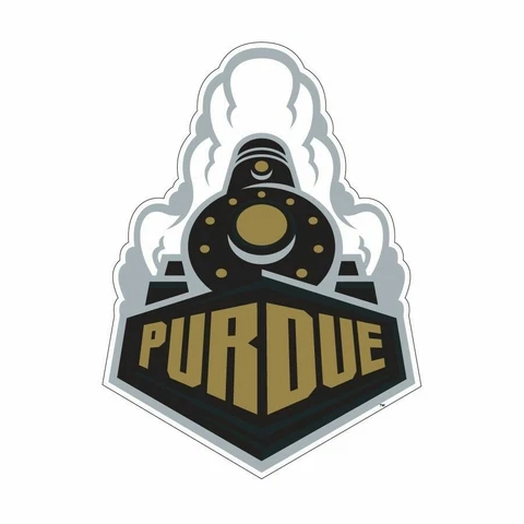 PURDUE UNIVERSITY Large 11" Boilermakers Train Magnet Cover