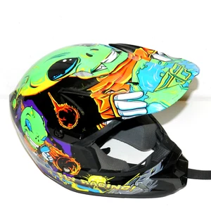 Fly Racing Kinetic Invazion Youth Helmets Motorcycle ATV/UTV Dirt Bike Size YM - Picture 1 of 11