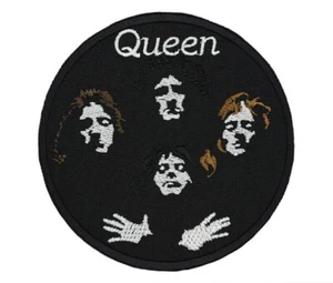 Parche de banda de rock británica - Freddie Mercury Brian May Roger Taylor John Deacon - Imagen 1 de 1
