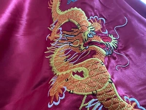 MENS 60% SILK ORIENTAL GOWN /ROBE/KIMONO - Picture 1 of 13