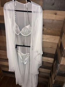 3 Piece Set Exotic Dancewear Rave Wear Stripper Clothes Outfit Costume Medium - Picture 1 of 12