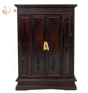 Holz Guan Yin Buddhistischer Altar Butsudan Schrein Gott Zen Tragbar Beten - Bild 1 von 5