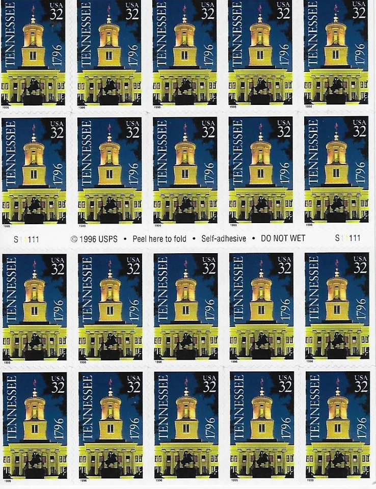 US Tennessee Statehood 32c Stamp Scott #3071a - Image 1 of 1
