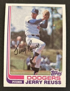 1982 Topps Jerry Reuss Baseball Card #710 Dodgers Pitcher FR/GD O/C - Picture 1 of 2