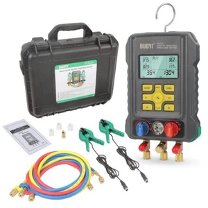 Medidor de temperatura de presión de vacío colector de aire acondicionado de refrigeración digital HVAC prueba de temperatura de presión de vacío - Imagen 1 de 12