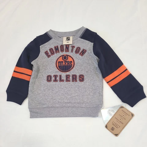 NHL LEGACY 3Toddler SWEATSHIRTS EDMONTON OILERS  LONG SLEEVE SMALL Cover