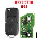 Per  XKB508EN Wire Universal Remote Key 2 Button Fob per  B5  per VVDI Key 3175