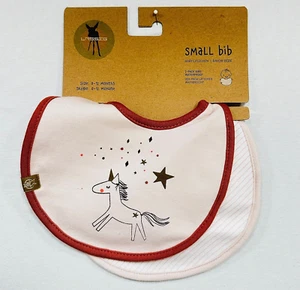 Neu Lassig ""More Magic Horse"" 2 Stck. selbstbindende wasserdichte kleine Lätzchen, 0-12 Monate. - Bild 1 von 3