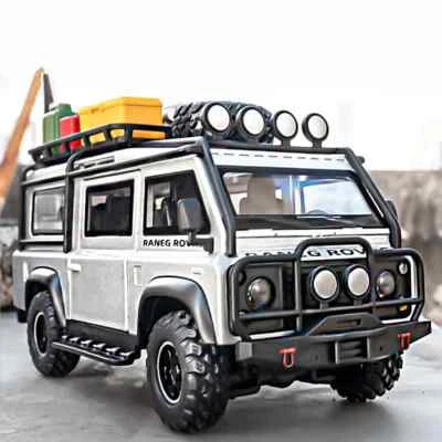 1:32 Land Range Rover Defender Alloy Car Model Diecast Toy Vehicle Sound Light - Image 1 of 4