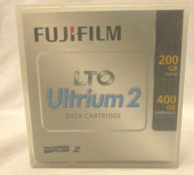 НОВЫЙ КАРТРИДЖ ДЛЯ ДАННЫХ FUJI FILM LTO ULTRIUM 2 200 ГБ 400 ГБ - Изображение 1 из 2