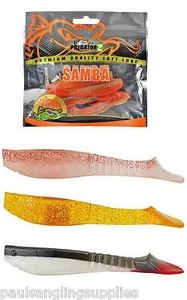 Predator Samba soft Fishing Lures 8cm 3 patterns Available - Picture 1 of 1