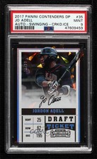 2017 Contenders Draft Picks RPS Cracked Ice Ticket /23 Jo Adell PSA 9 MINT Auto