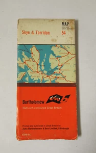 Bartholomew's "Half-Inch" Map - Great Britain 54 - Skye & Torridon - on cloth - Picture 1 of 4