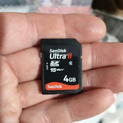 Secur Digital Sandisk Ultra II 15 Mb/s SDHC 4B. SD - Image 1 of 3