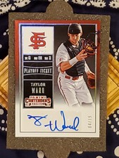 #/15🔥TAYLOR WARD🔥2015 PANINI CONTENDERS AUTOGRAPH PLAYOFF TICKET ROOKIE FOIL