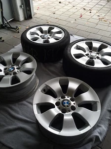 BMW Alufelgen Style 158 17 Zoll, Nabendeckel sind natürlich alle dabei. - Bild 1 von 12