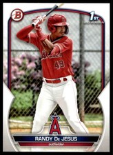 2023 1st Bowman BP19 Randy De Jesus Los Angeles Angels Baseball Card