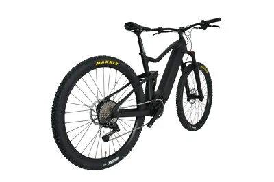 29er Electric Bicycle Carbon Ebike Full Suspension Mountain Bike Bafang 500W 18" - Image 1 of 4
