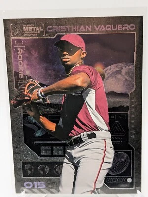 2023 Metal Universe Champions #015 Cristhian Vaquero Rookie - Image 1 of 2